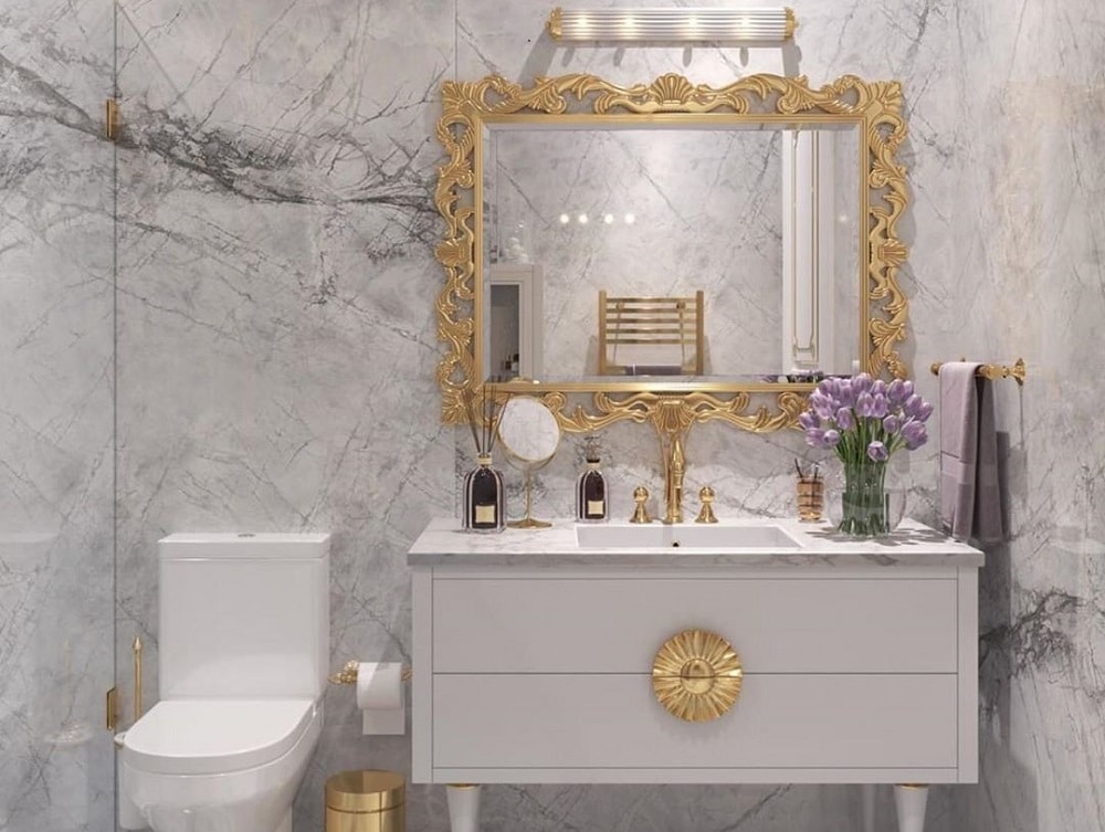 Incorporate gold accents 