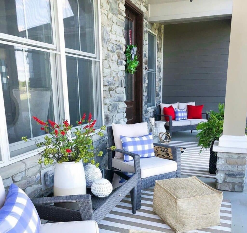 Spruce up your front porch and door