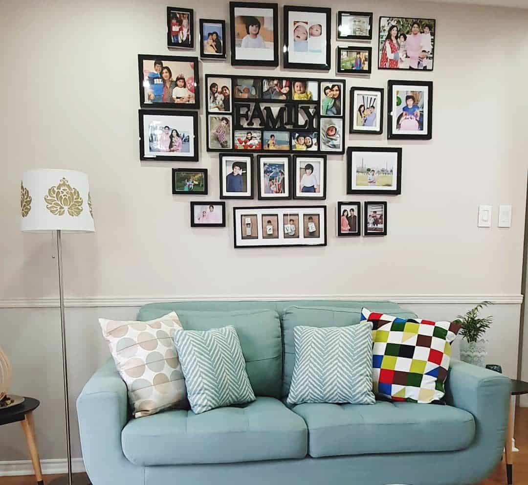 Create a gallery wall with simple designs