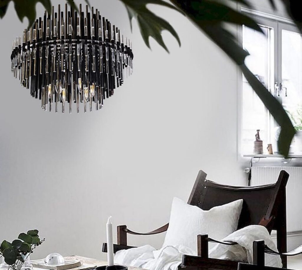 Add the chandelier to an unexpected location
